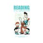 Reading is Groovy-womens v-neck tee-Dave Perillo