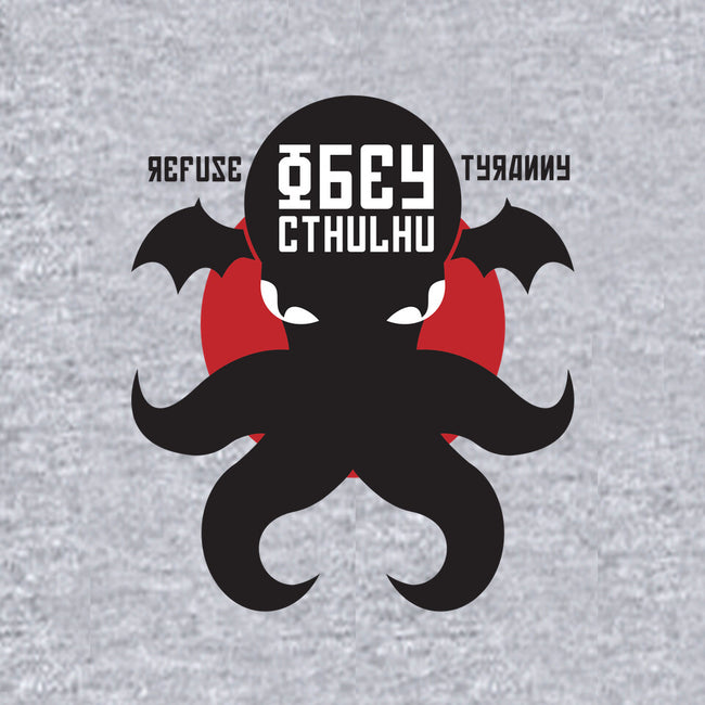 Refuse Tyranny, Obey Cthulhu-baby basic tee-Retro Review
