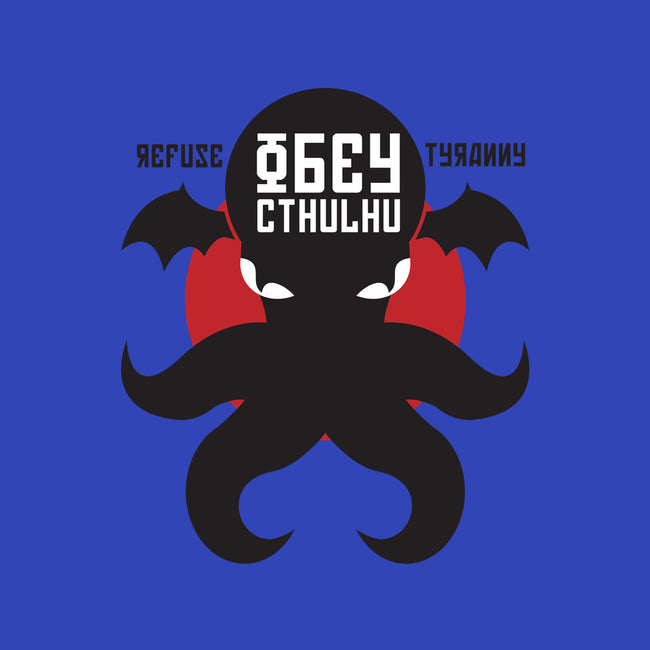 Refuse Tyranny, Obey Cthulhu-mens basic tee-Retro Review