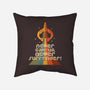 Retro Quest-none removable cover w insert throw pillow-DeepFriedArt
