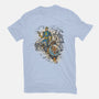 Calvin, Spiffy Spaceman-womens basic tee-Captain Ribman