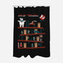 Donkey Puft-none polyester shower curtain-mikehandyart