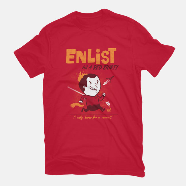 Enlist!-youth basic tee-queenmob