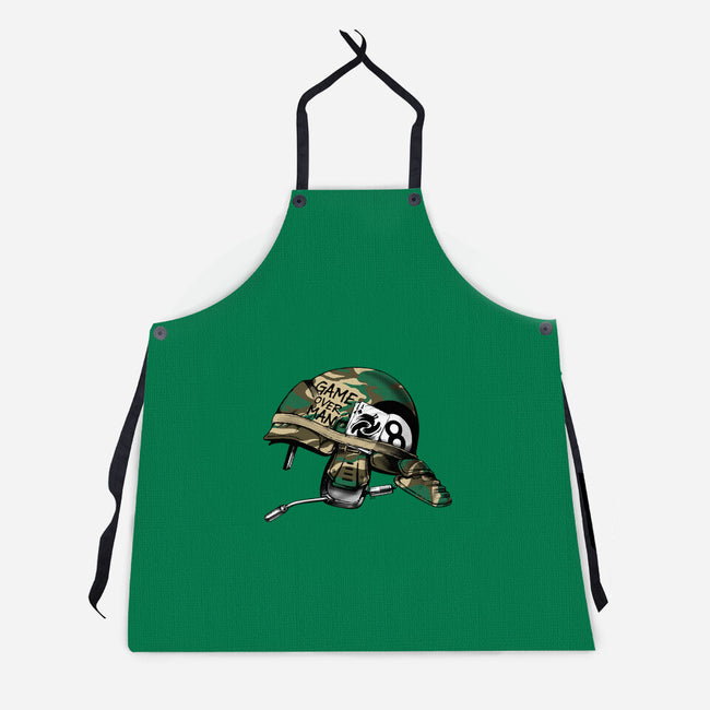 Game Over Man-unisex kitchen apron-6amcrisis