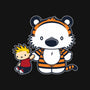 Hello Tiger-none glossy sticker-mikehandyart