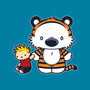 Hello Tiger-none glossy sticker-mikehandyart