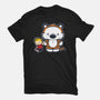 Hello Tiger-womens fitted tee-mikehandyart