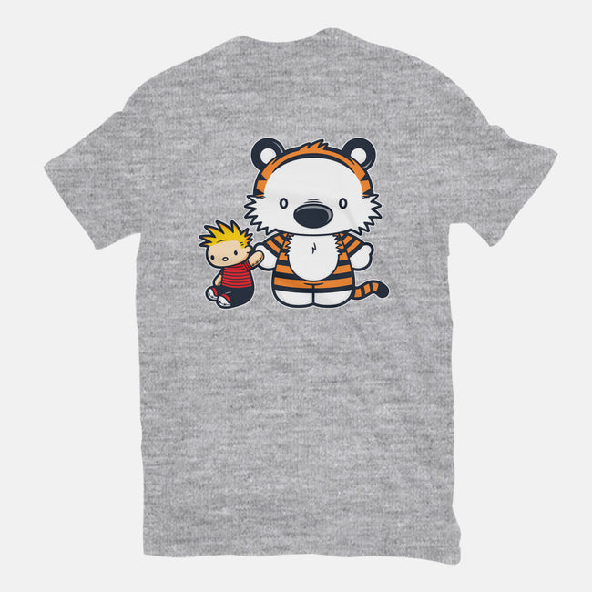 Hello Tiger-womens fitted tee-mikehandyart