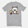 Hello Tiger-womens fitted tee-mikehandyart