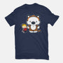 Hello Tiger-womens fitted tee-mikehandyart