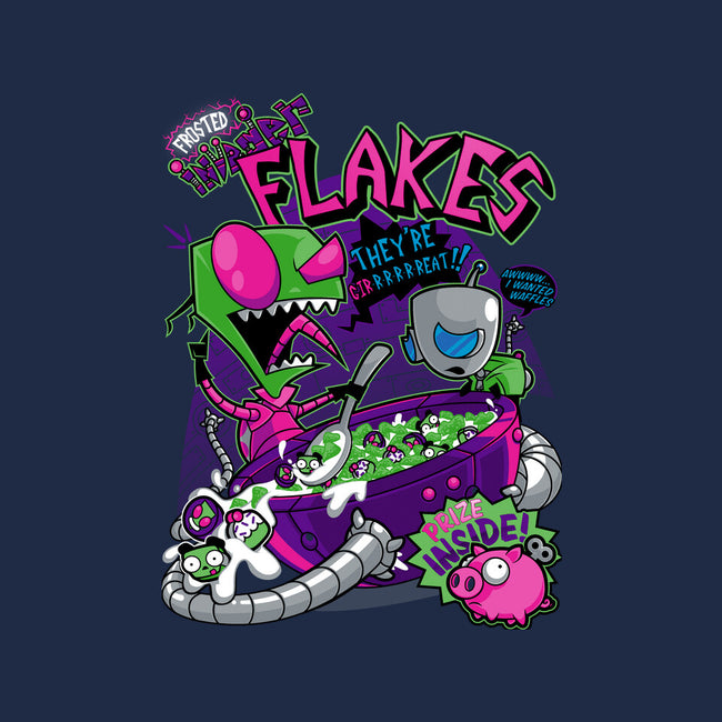 Invader Flakes-none fleece blanket-AtomicRocket