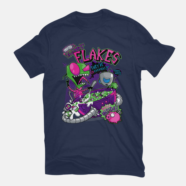 Invader Flakes-youth basic tee-AtomicRocket