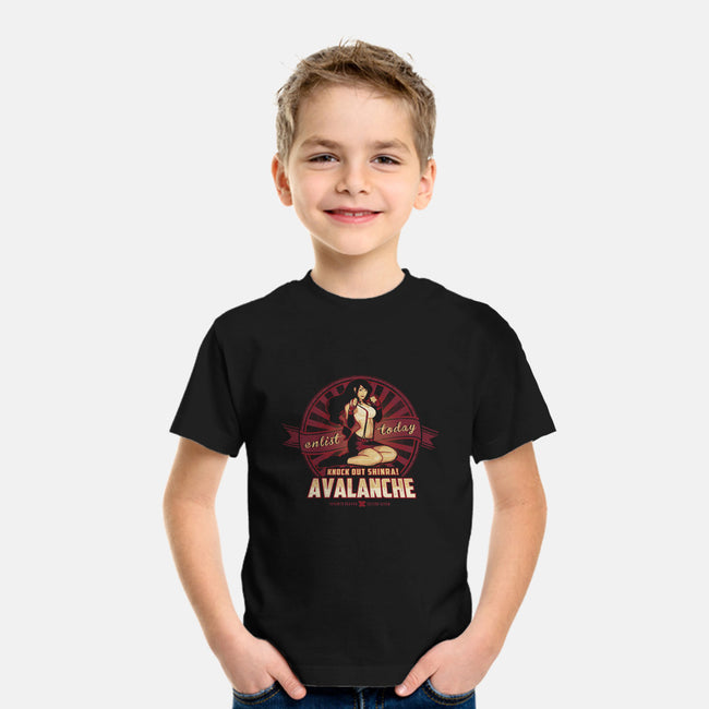 Knock Out Shinra!-youth basic tee-MeganLara