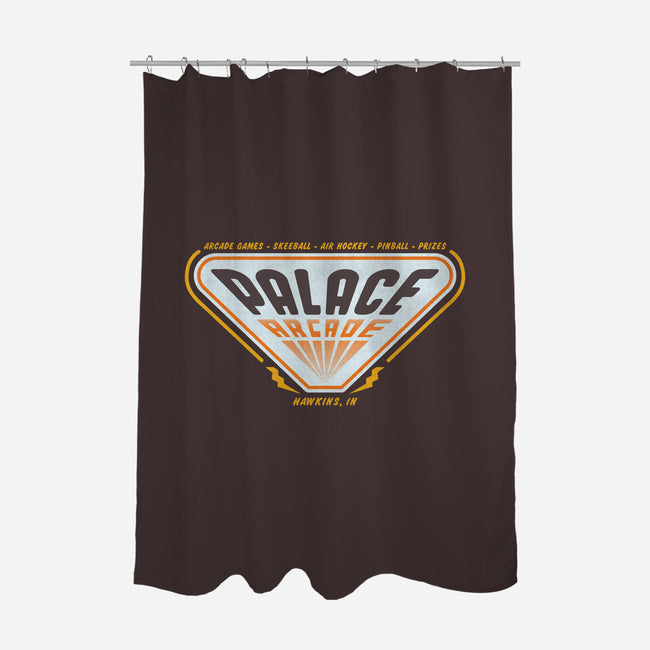 Palace Arcade-none polyester shower curtain-Beware_1984