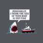 Polite Jaws-none fleece blanket-DinoMike