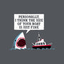 Polite Jaws-none matte poster-DinoMike
