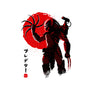 Predator Red-none removable cover w insert throw pillow-albertocubatas