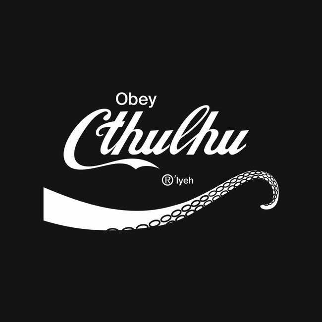 Obey Cthulhu-none polyester shower curtain-cepheart