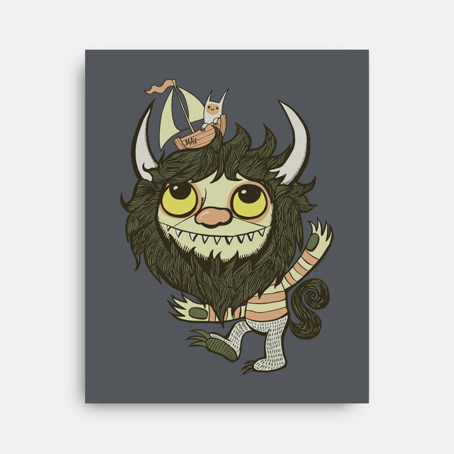 Ode to the Wild Things-none stretched canvas-wotto