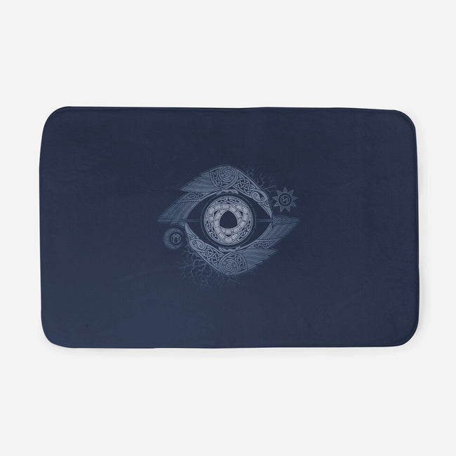 ODIN'S EYE-none memory foam bath mat-RAIDHO