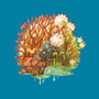 Ohmu and Fox-none polyester shower curtain-storyofthedoor