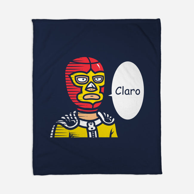 One Punch Macho-none fleece blanket-krisren28