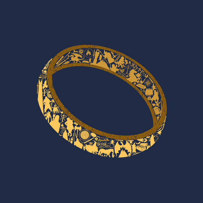 One Ring-none removable cover w insert throw pillow-thehookshot