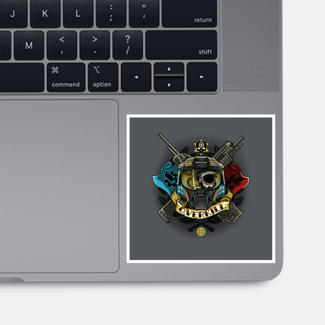 Overkill-none glossy sticker-pertheseus