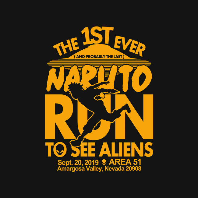 Naruto Run for Aliens-unisex baseball tee-Boggs Nicolas