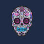 Neon Calavera-none stretched canvas-wotto