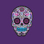 Neon Calavera-none non-removable cover w insert throw pillow-wotto