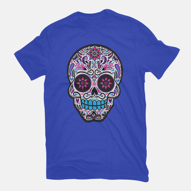 Neon Calavera-unisex basic tee-wotto