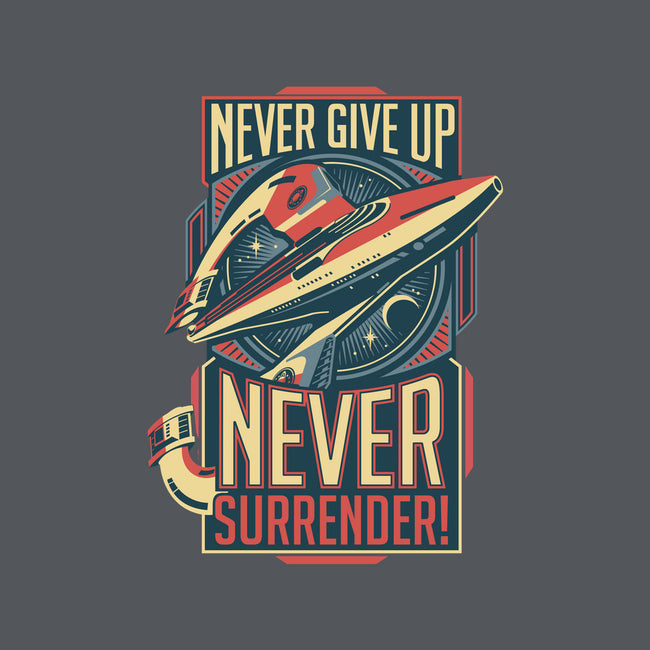 Never Surrender!-none basic tote-DeepFriedArt