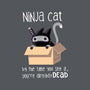 Ninja Cat-none stretched canvas-BlancaVidal