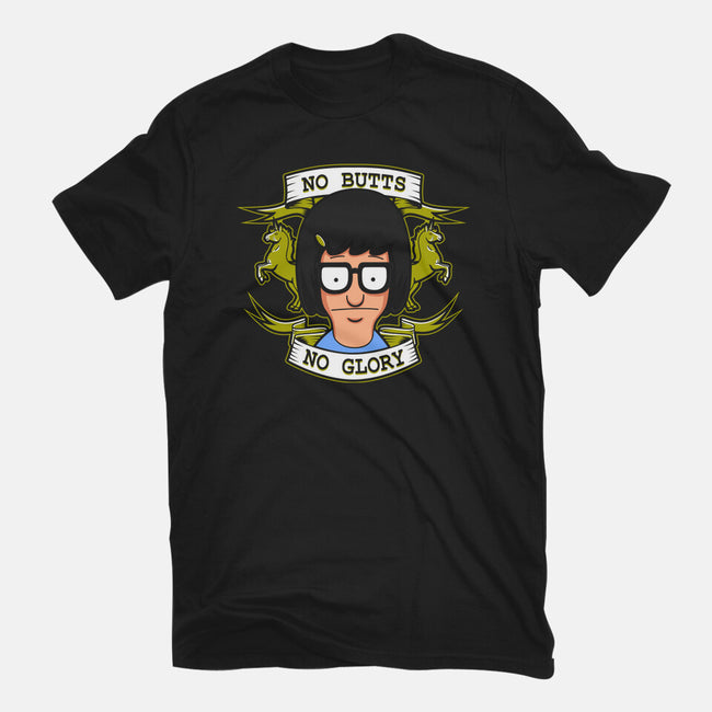 No Butts, No Glory-unisex basic tee-Boggs Nicolas
