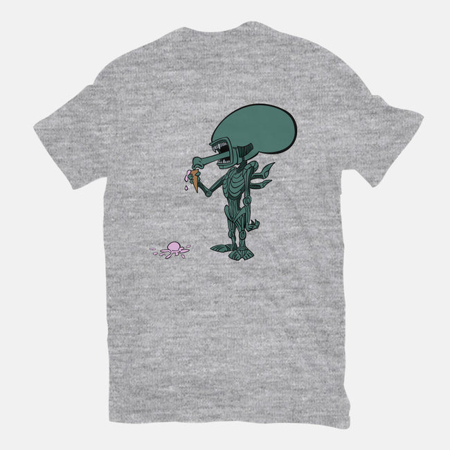 No One Can Hear Ice-Cream-womens fitted tee-pscof42