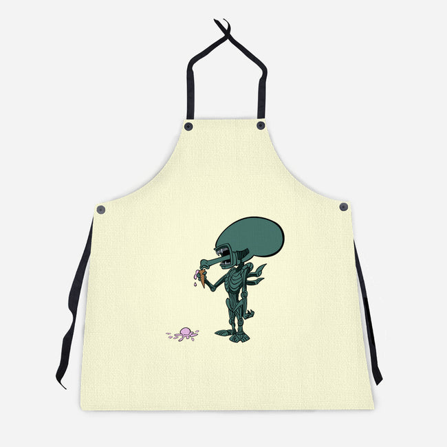 No One Can Hear Ice-Cream-unisex kitchen apron-pscof42