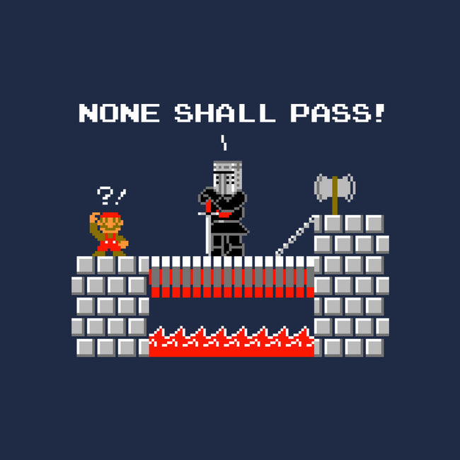 None Shall Pass Including Plumbers-dog basic pet tank-RyanAstle