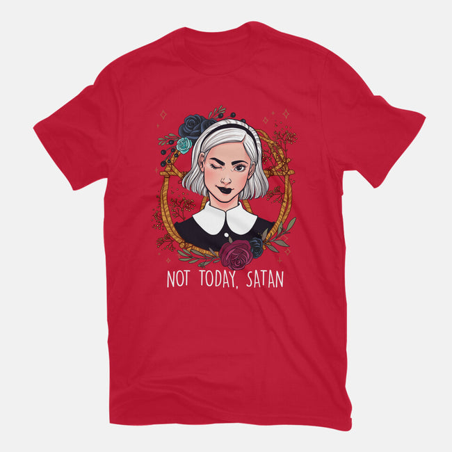Not Today, Satan-unisex basic tee-ursulalopez