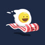 Magic Bacon Ride-none polyester shower curtain-GeorgeOtsubo
