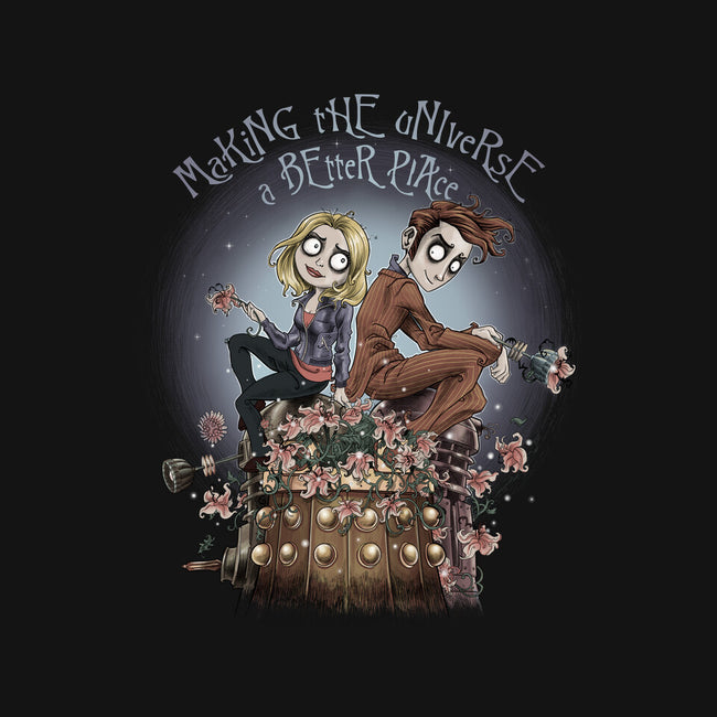 Making the Universe a Better Place-baby basic onesie-saqman