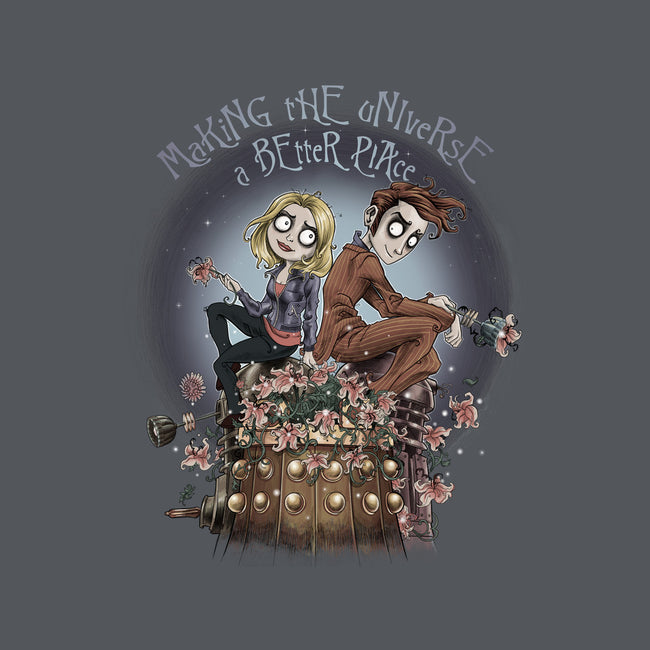 Making the Universe a Better Place-none glossy sticker-saqman