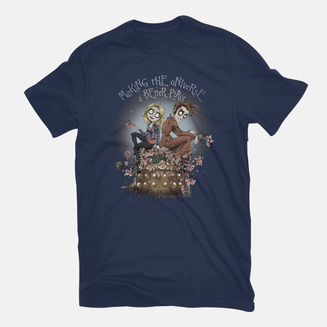 Making the Universe a Better Place-unisex basic tee-saqman