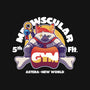 Meowscular Gym-none stretched canvas-KindaCreative