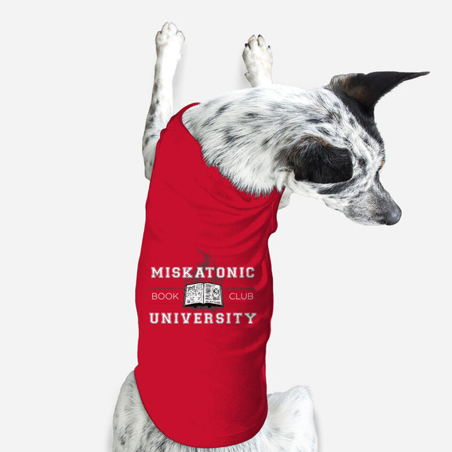 Miskatonic University-dog basic pet tank-andyhunt