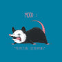 Mood Possum-none fleece blanket-ChocolateRaisinFury