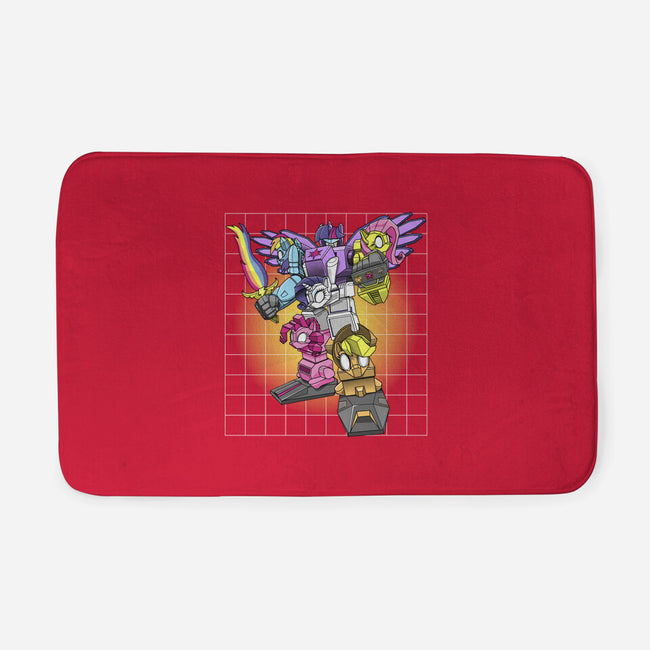 My Little Ponytron-none memory foam bath mat-boltfromtheblue