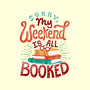 My Weekend is Booked-none non-removable cover w insert throw pillow-risarodil