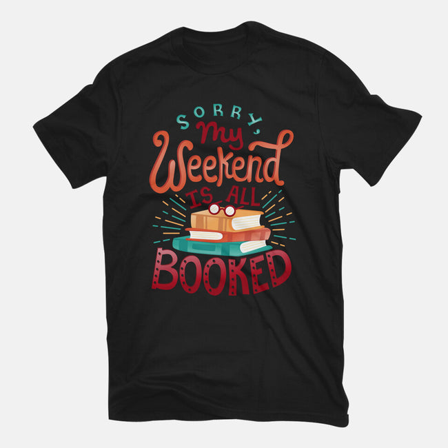 My Weekend is Booked-youth basic tee-risarodil