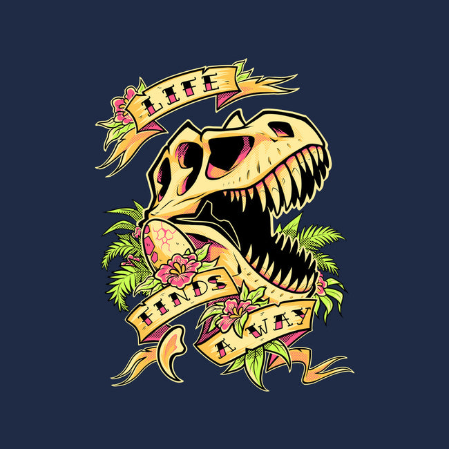 Life Finds a Way-none removable cover w insert throw pillow-Squeedge Monster